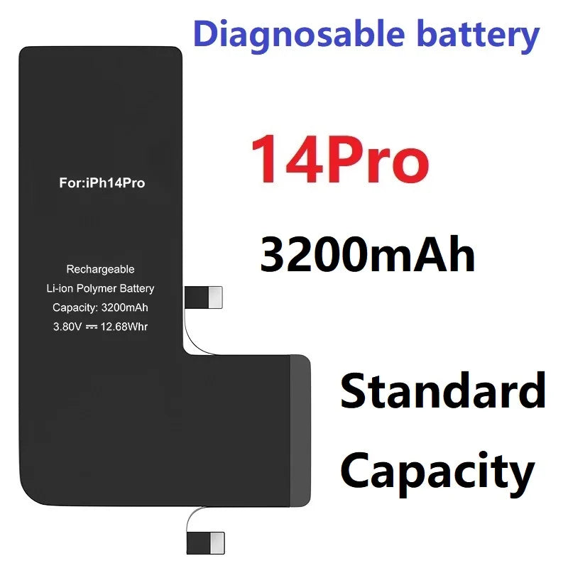 Wholesale Diagnostic Battery Standard Capacity 0 Cycle No Pop Up 100% Heath On IOS 18 26 For Iphone 12 13 14 15 Pro Max