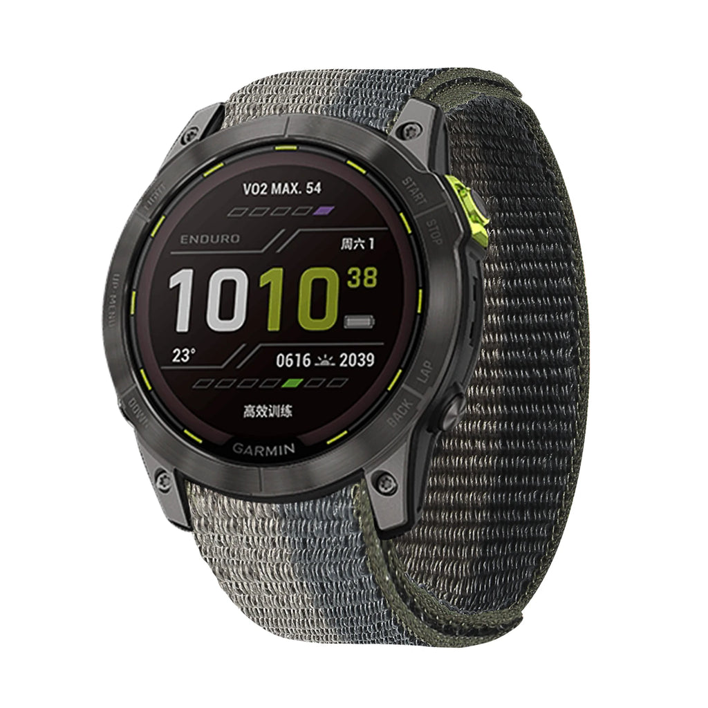 Hook Loop Nylon Strap For Garmin Fenix 7X 7 6X 6 Pro 5 5X Plus 3 HR Epix Gen 2 MK2i 955 945 Band 26mm 22mm Bracelet Wristbands