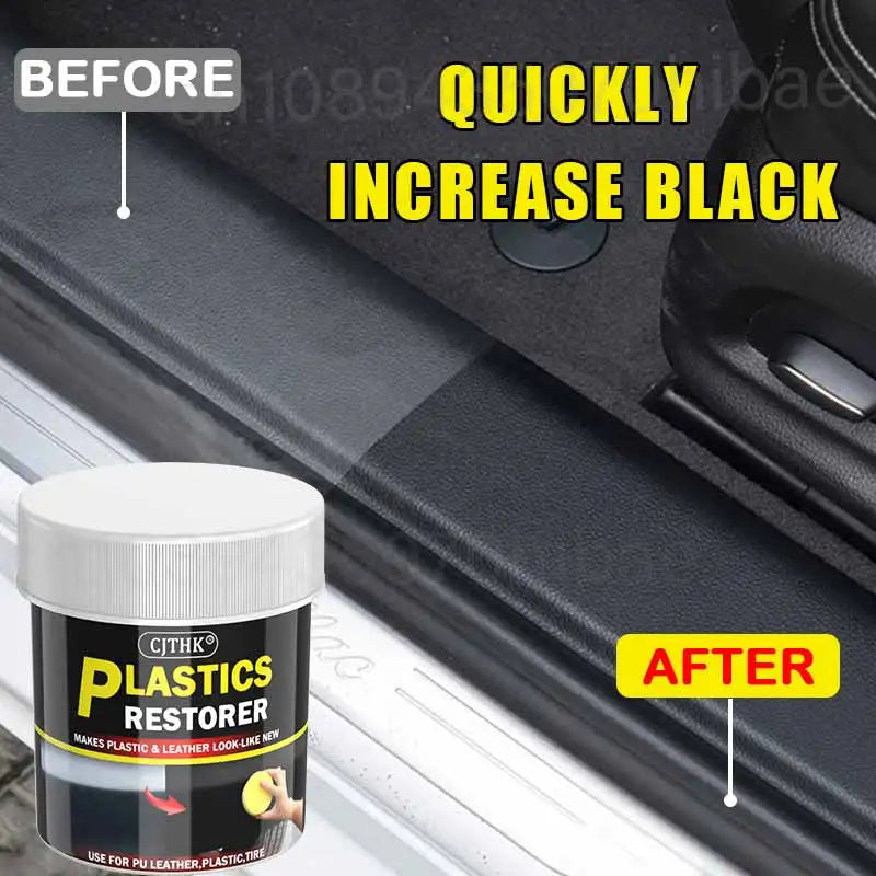 Car Plastic Restorer Back To Black Gloss Car Cleaning Products Plastic Leather Restore Auto Polish And Repair Coating Renovator