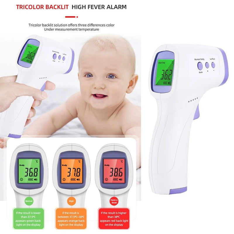 Medical Temperature Infrared Thermometer Forehead Digital Non-contact Thermomete LED Display Fever Measure Tool For Baby Adult