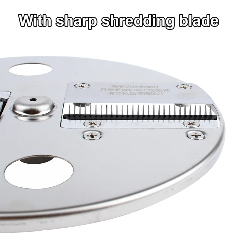 Electric Vegetable Slicer Accessories Cutting Into Strips Stainless Steel Replacement Slicing Knife Disc Shredding Blade Kit
