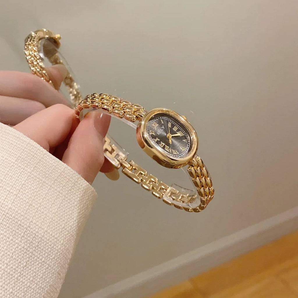 Women Watches Top Brand Luxury Wristwatches Ladies Fashion Gold Bracelet Watch Female Elegant Clock Women Montre Femme