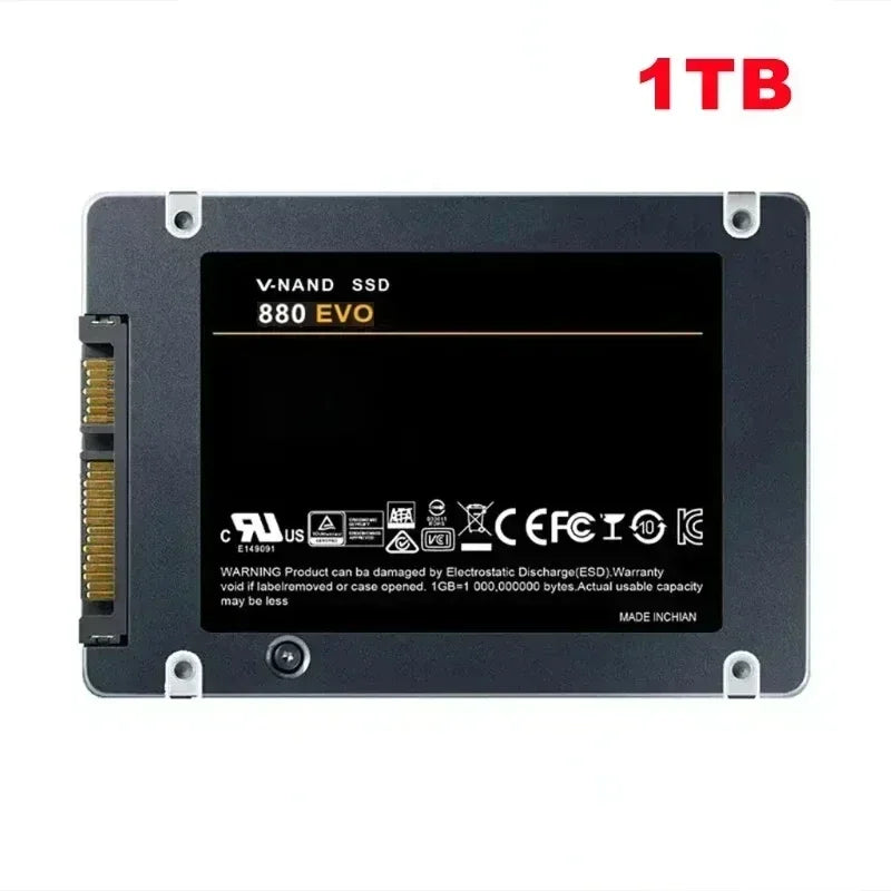 870 EVO SSD Solid State Disk 1TB/2TB/4TB Internal Hard Drive Sata3 2.5 Inch for Laptop Microcomputer Desktop