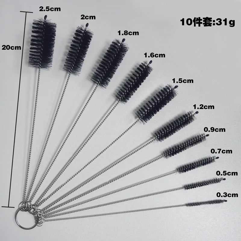 10PCS Kitchen All for Convenience Straw Cleaning Brush Bottlebrush Clean Baby Bottles Cleaning Brush Magic Sponge Cleaning Home