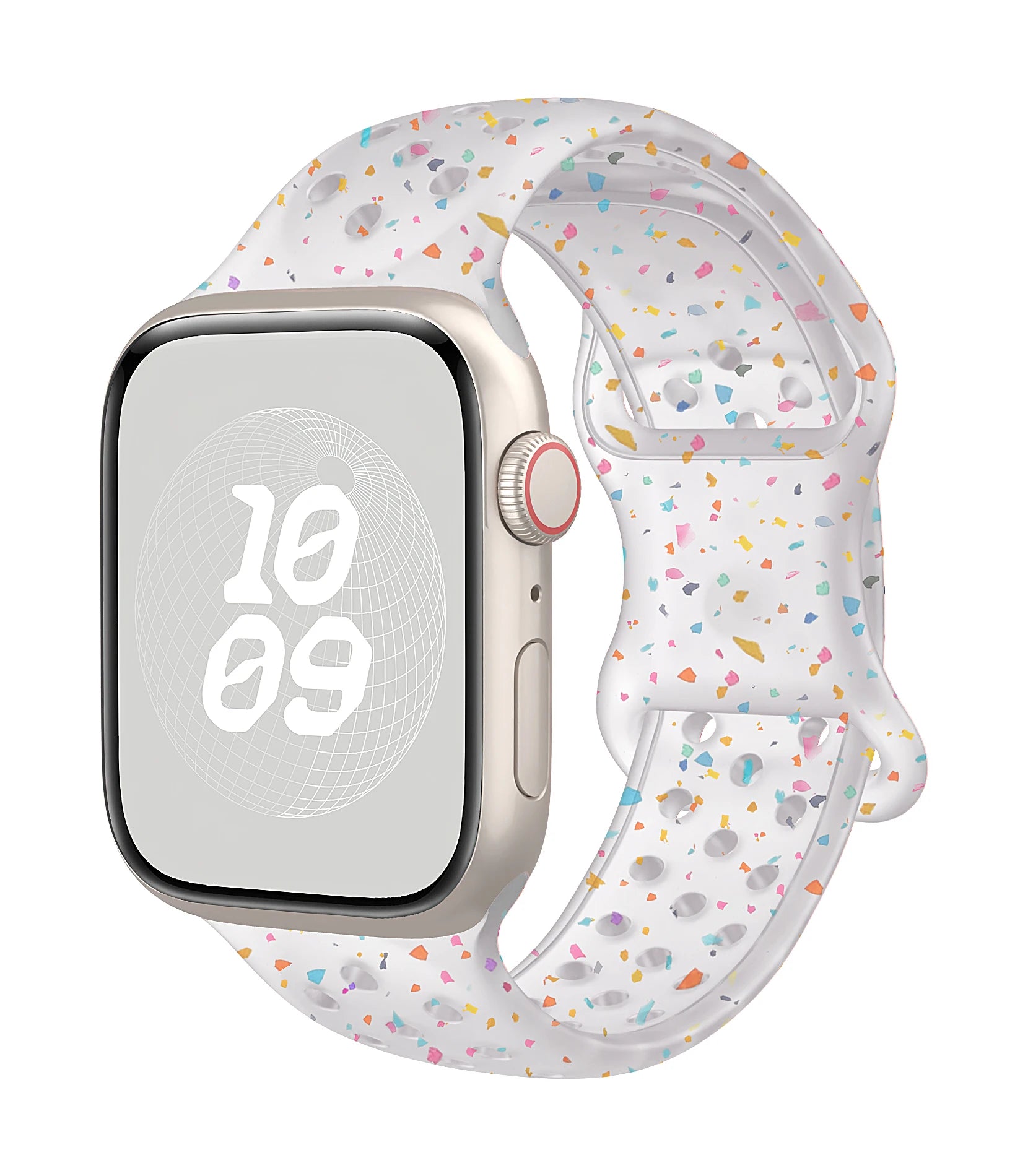 Silicone Strap for Apple watch band 40mm 41mm 45mm 44mm 46mm 49mm 42mm Breathable bracelet iwatch Series 11 10 9 8 SE 3 Ultra 2