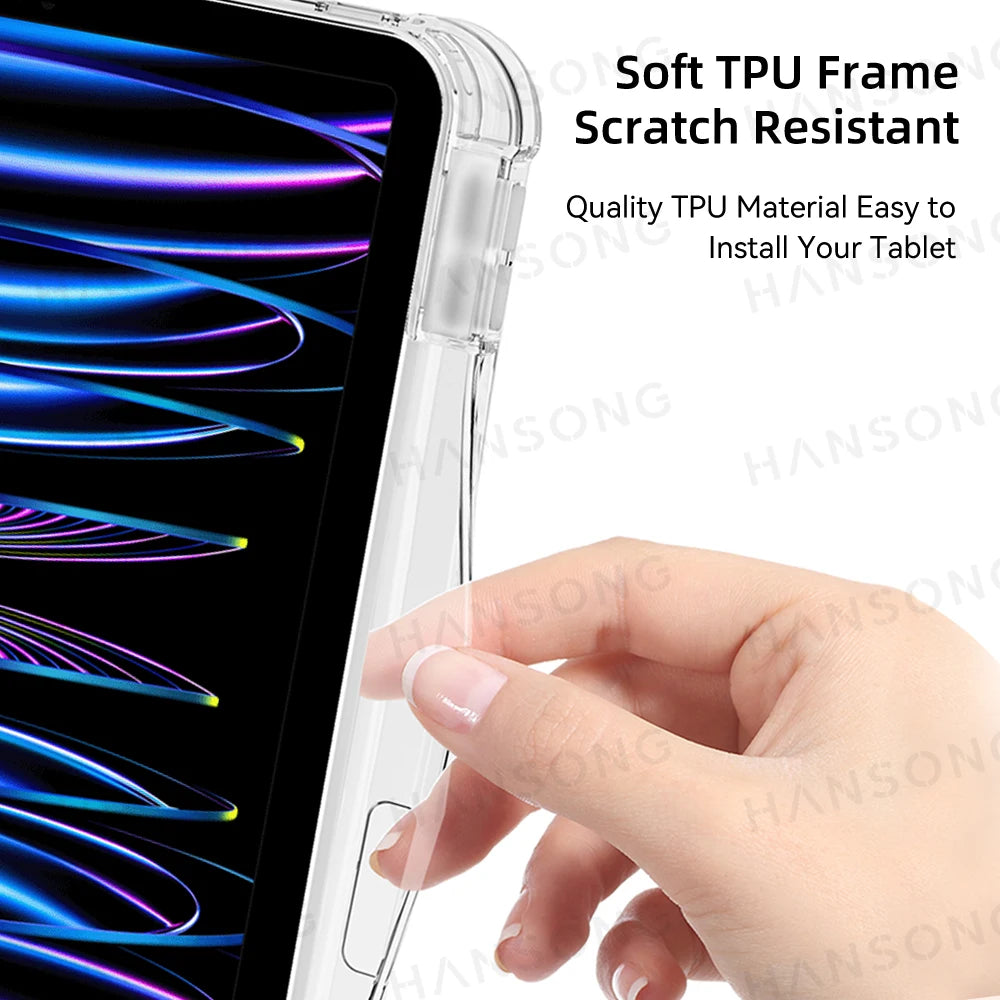 For iPad A16 11th Case For Air 11 M3 M4 Air 13 M4 10th Gen 10.9 7 8 9th 10.2 Air4 5 Pro 11 12.9 13 M4 M5 5 6th 9.7 Mini6 7 Cover