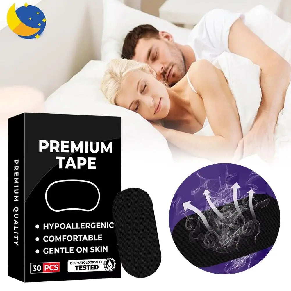 Anti Snoring Sleep Mouth Tape, Best Breathing Nasal Strips Medical Grade Improved Sleeping Snoring Relief