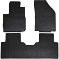 Custom Fit Car Floor Mats for 2018-2024 Chevy Equinox GMC Terrain Odorless Rubber All Weather Liners Black