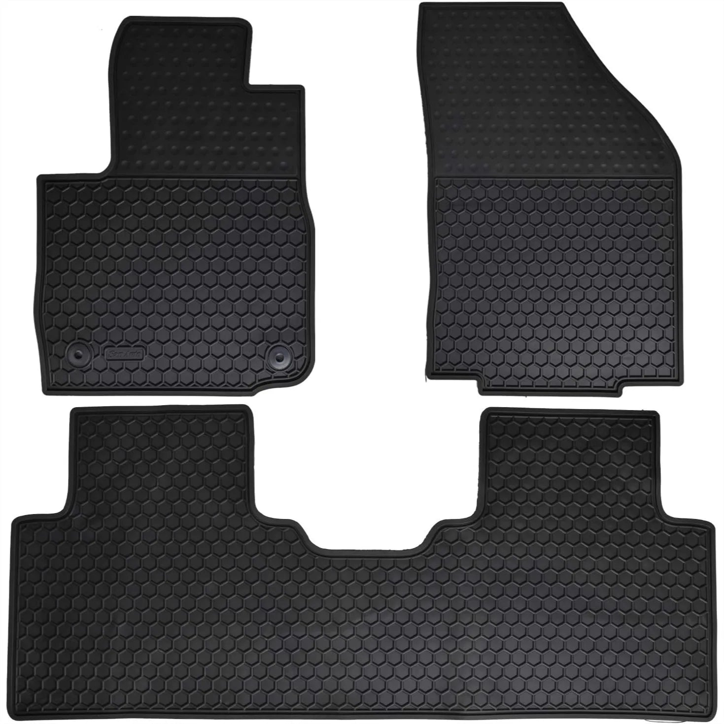 Custom Fit Car Floor Mats for 2018-2024 Chevy Equinox GMC Terrain Odorless Rubber All Weather Liners Black