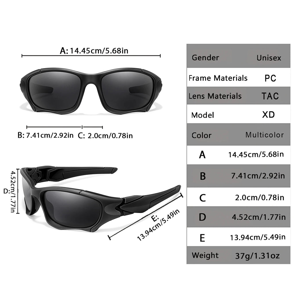 Polarized Sunglasses for Men Women Classic Camouflage Shades with UV Protection for Outdoor Driving Cycling Hiking Fishing