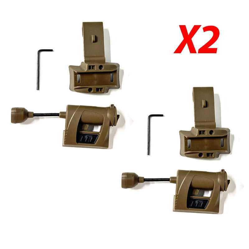 Hot!MPLS Tactical Helmet Light 3 Modes LED Flashlight IR Lamp Outdoor Night Lighting For Hunting Military Cycling Helmet Lamp