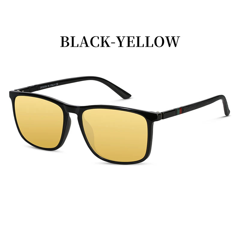 Night Vision   Yellow Lens Anti-Glare Goggle Night Driving Sunglasses Eyewear  UV400