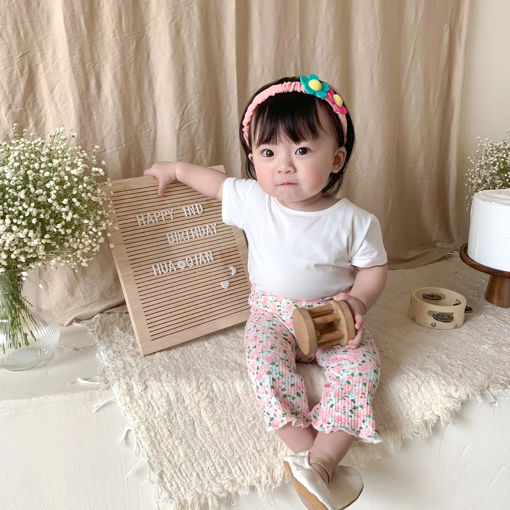 Baby Trousers Summer Slim Pants Newborn Boy Stretch Trousers Toddler Boys Girl Clothes Solid Color Infant Clothing for Kids