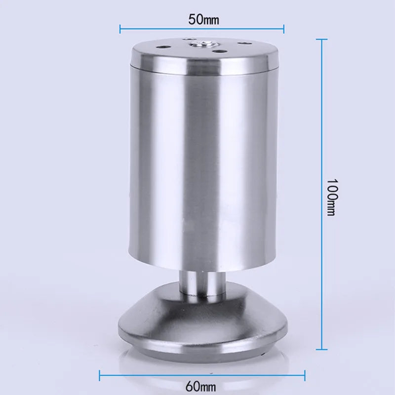 Adjustable Stainless Steel 6-30cm Furniture Legs Cabinet Table Sofa Bed Feet Furniture Legs Feet