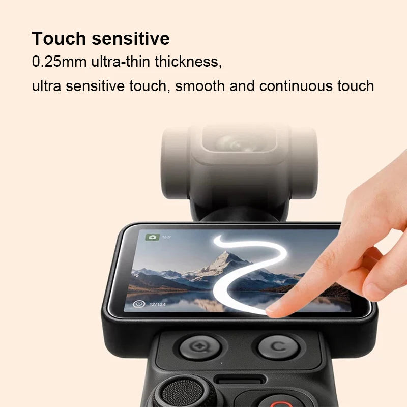 Tempered Glass Flim for DJI Osmo Pocket 4 Pro Action Camera Accessories Screen Protector Lens Film Cover for Pocket 4P