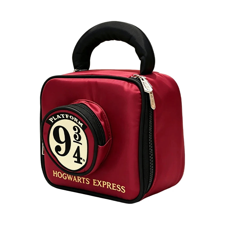 Pinky Harry Potter Cosmetic Bag Toiletry Bag Lunch Bag Multifunctional Handbag for Commuting Outing Gifting for Students Women