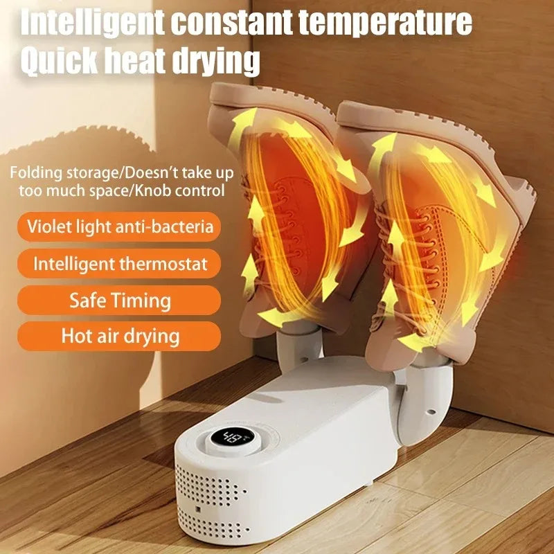 Foldable UV Shoes Dryer Household Constant Temperature Boot Dryer Sterilization and Deodorization Machine