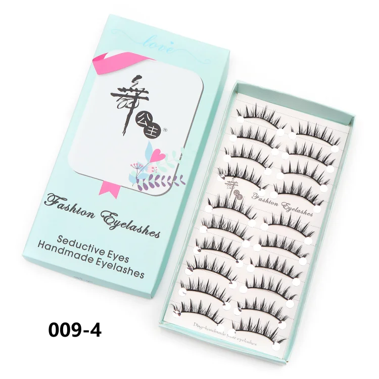 10 Pairs Natural Lashes Manga Full Strip Lashes Makeup Bulk Wholesale Dropshipping Eyelash Extension Lashes Anime False Eyelash