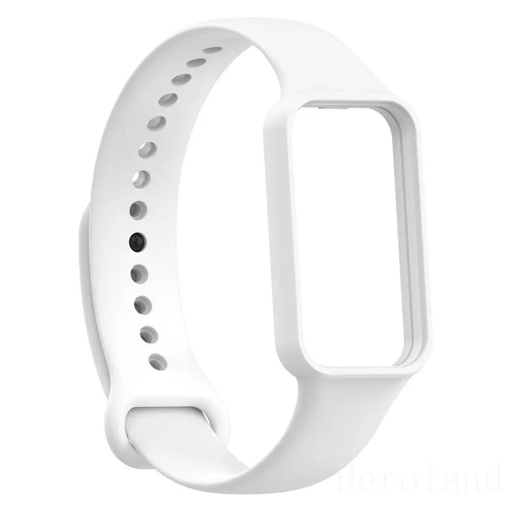 Fashion Silicone Watch Strap for Huami Amazfit Band 7 Smartwatch Band Bracelet Sport Wristband for Amazfit Band 7 Strap Buckle N