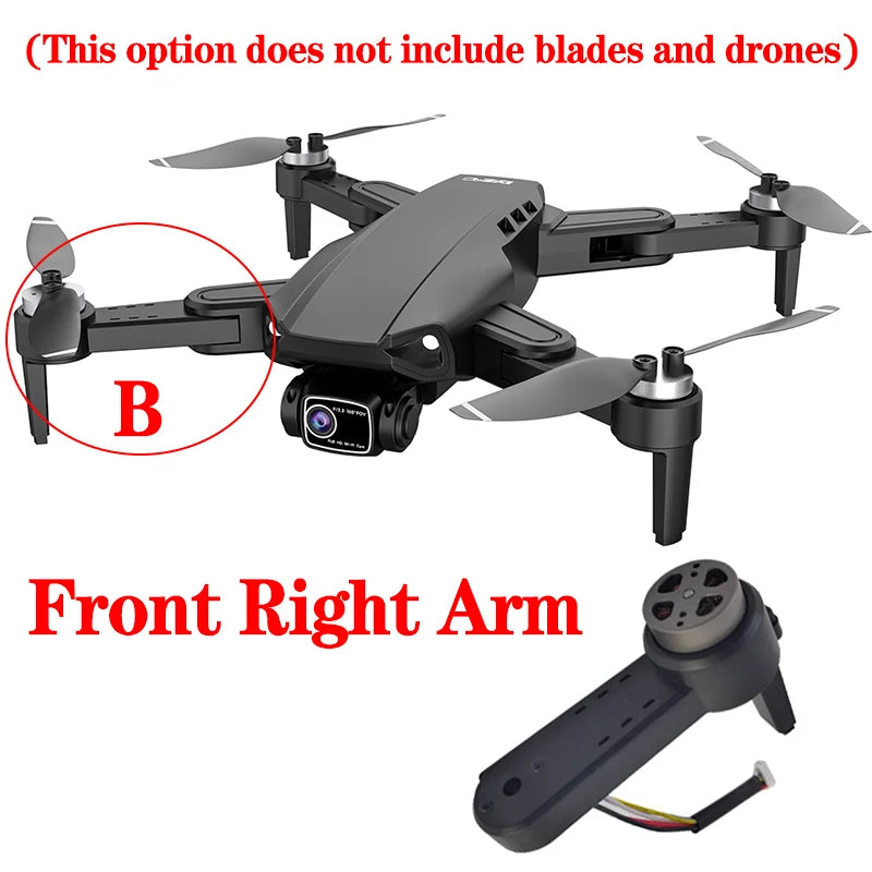 L900 Pro SE Mini Drone Original Propellers Spare Part for L900 Pro SE Paddles Drone Arm Replacement Accessories