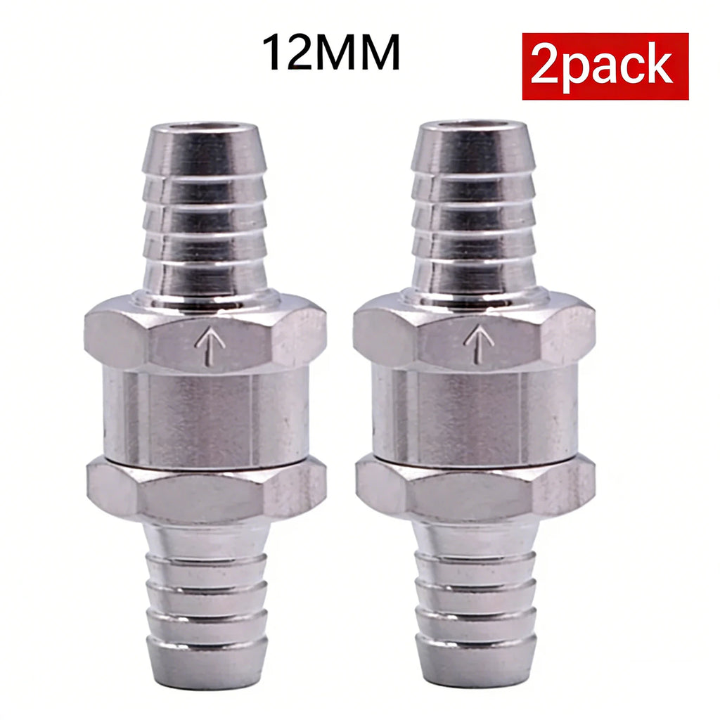 Fuel Non-Return Check Valve 6/8/10/12mm Alum Alloy One-Way for Petrol Diesel Water – Peugeot Renault Low-Pressure Systems