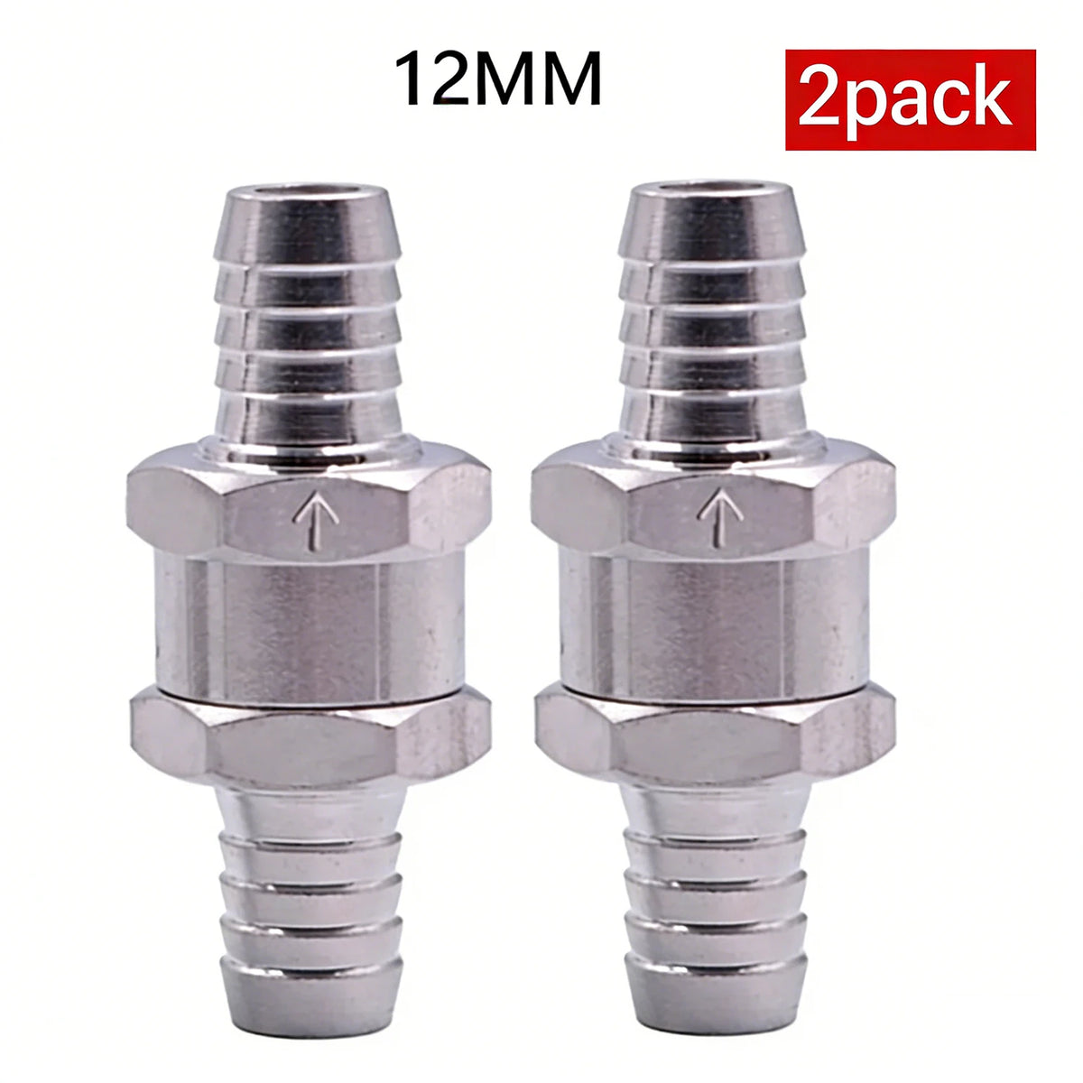 Fuel Non-Return Check Valve 6/8/10/12mm Alum Alloy One-Way for Petrol Diesel Water – Peugeot Renault Low-Pressure Systems