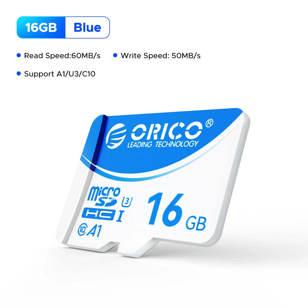 ORICO 64GB microSDXC UHS-I Memory Card 70MB/s Read, 100MB/s, 4K UHD Recoding, U3, Class10, V30, A1, Micro SD for Camera