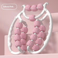 360° Rotatable Muscle Roller With 20 Rolling Wheels Circular Leg Clamp Massage Tool Portable Body Relax Gear for Neck Arm Leg