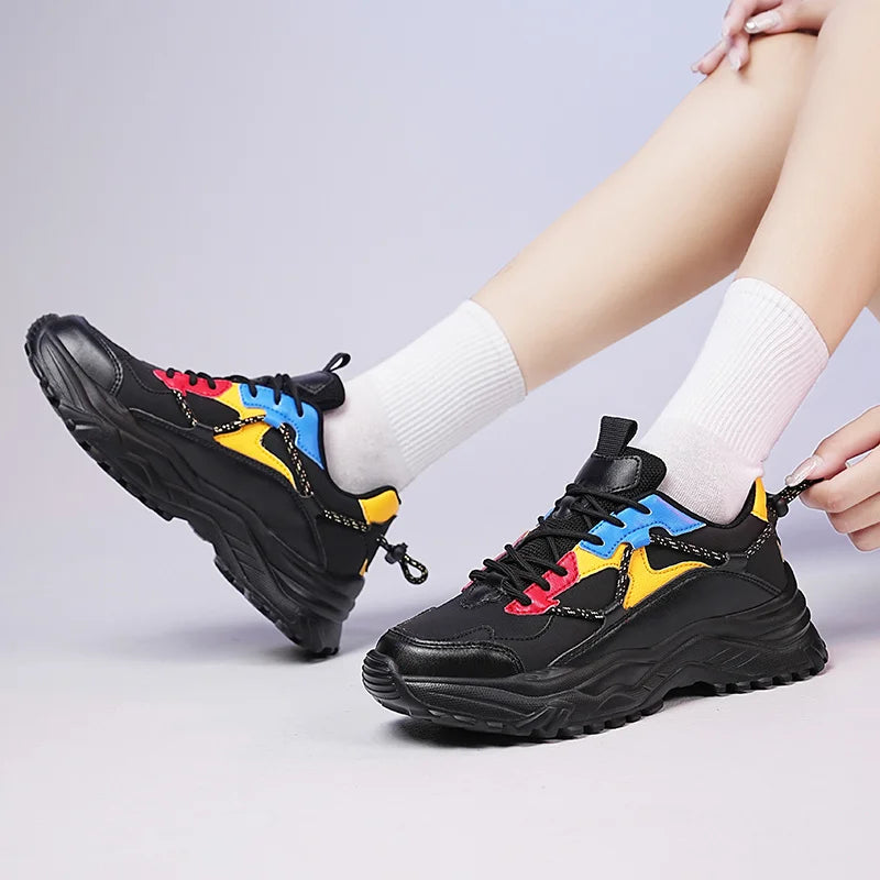 Running Shoes New Breathable Sneakers PU