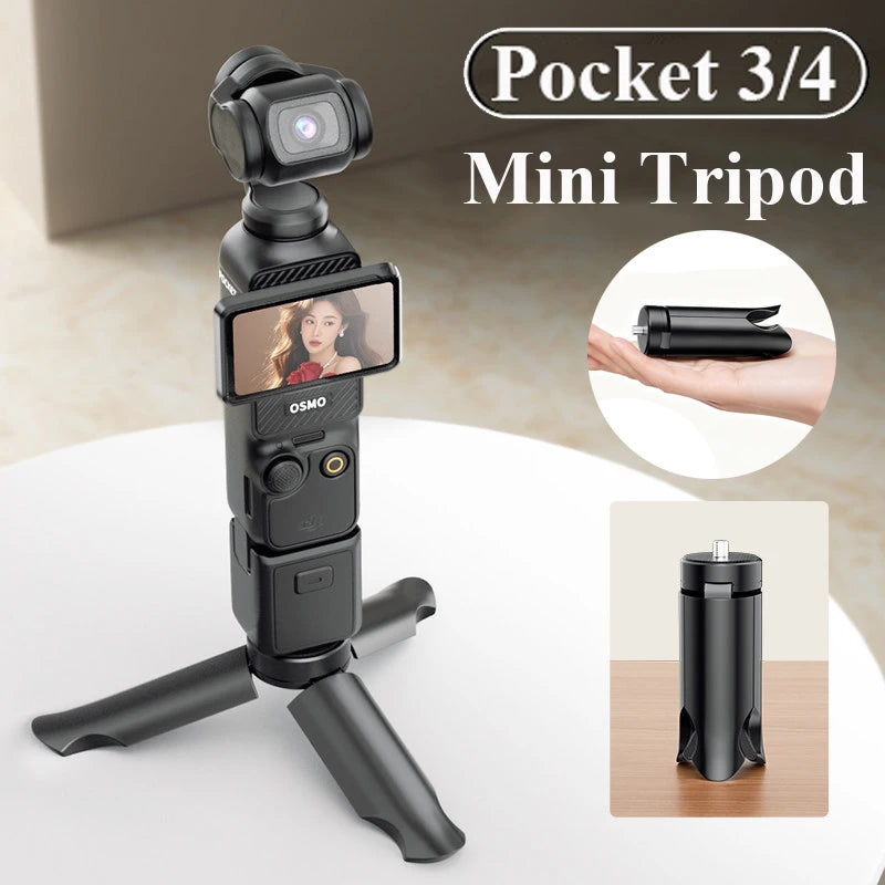 Mini Tripod Desktop Stand Stabilizer Holder for DJI OSMO Pocket 4 Pocket 3 Camera Holder Accessories For DJI Pocket4 Pocket3