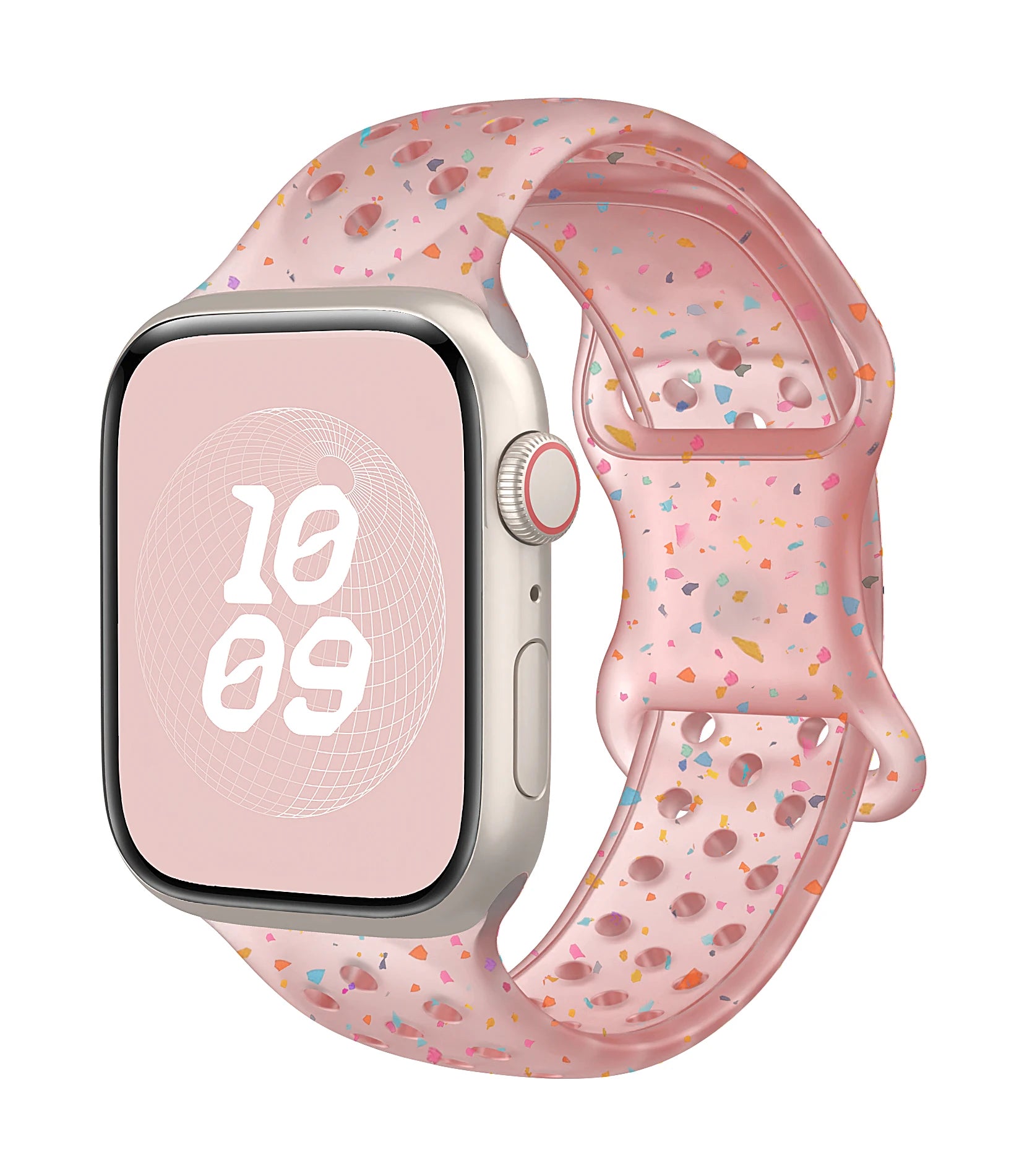 Silicone Strap for Apple watch band 40mm 41mm 45mm 44mm 46mm 49mm 42mm Breathable bracelet iwatch Series 11 10 9 8 SE 3 Ultra 2