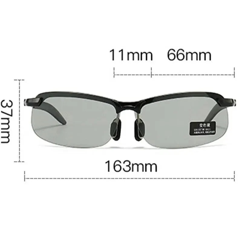 Photochromic Men's Sunglasses Men Driving Polarized Sun Glasses Male Outdoor Sports Cycling Night Vision Eyewear UV400 Goggles