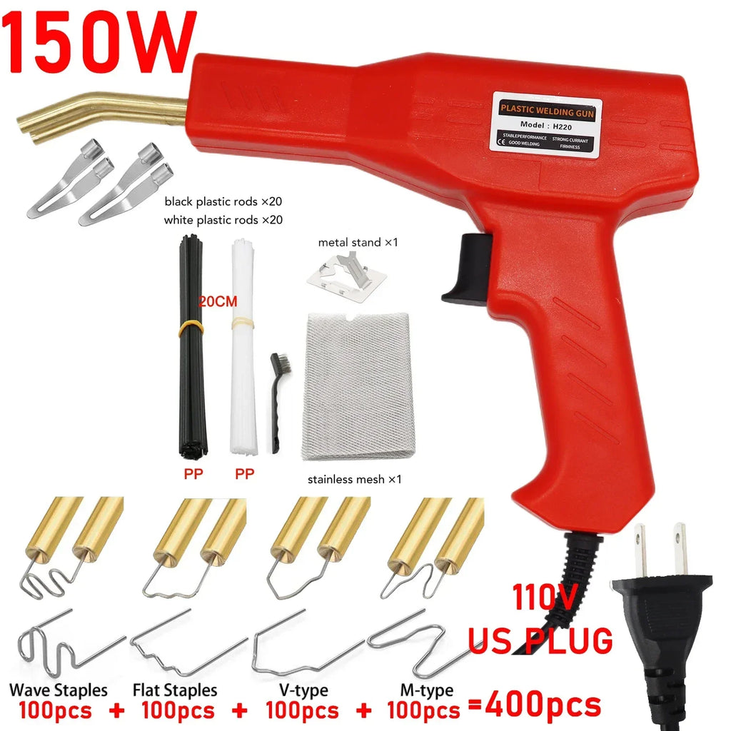 150W High Efficiency Plastic Welding Tool for Hot Stapler Set for Car Bumper Repair