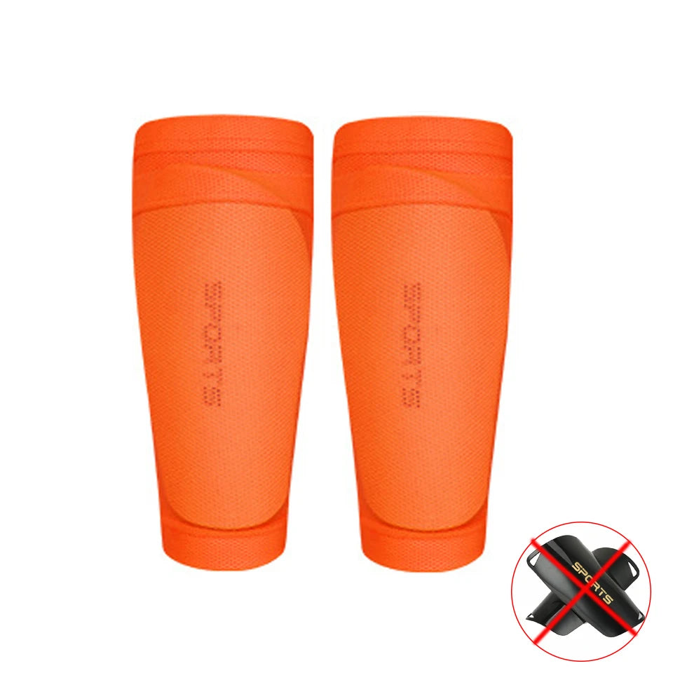 Loogdeel 1 Pair Shin Guard Sleeves Soccer Youth Calf Support Men Kids Football Leg Sleeves Adult Sports Compression Sleeves