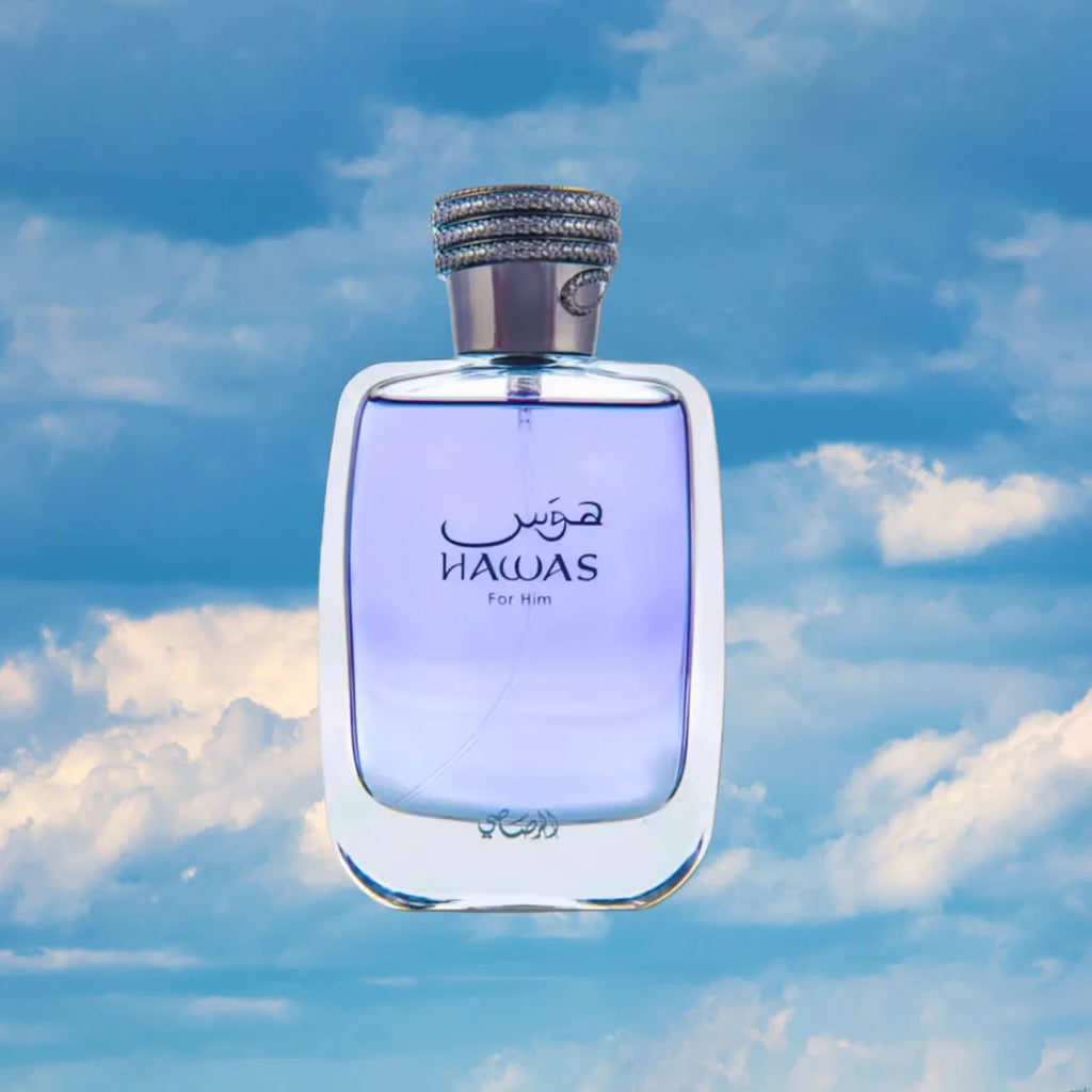 Hawas men's cologne – eau de toilette spray 100ml (3.4oz), premium Arab perfume
