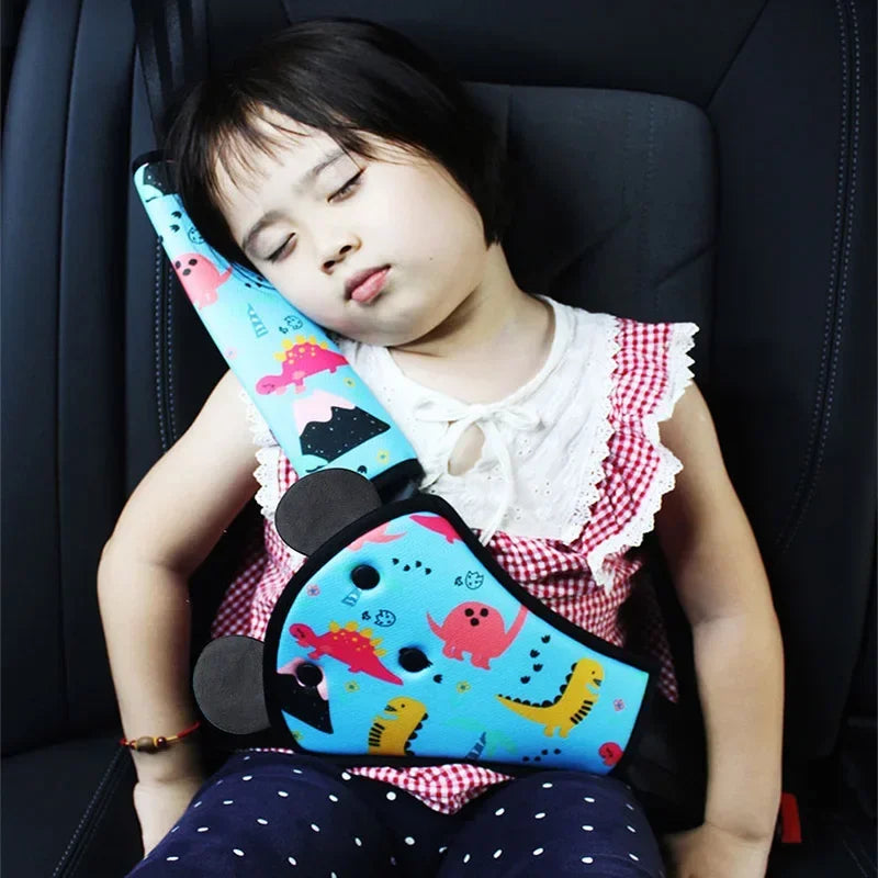 Kids Seat Safety Belt Adjustment Interior Car Seat Belt Kit Anti Strangulation Neck Limiter For Child Safety Belt Protector Belt