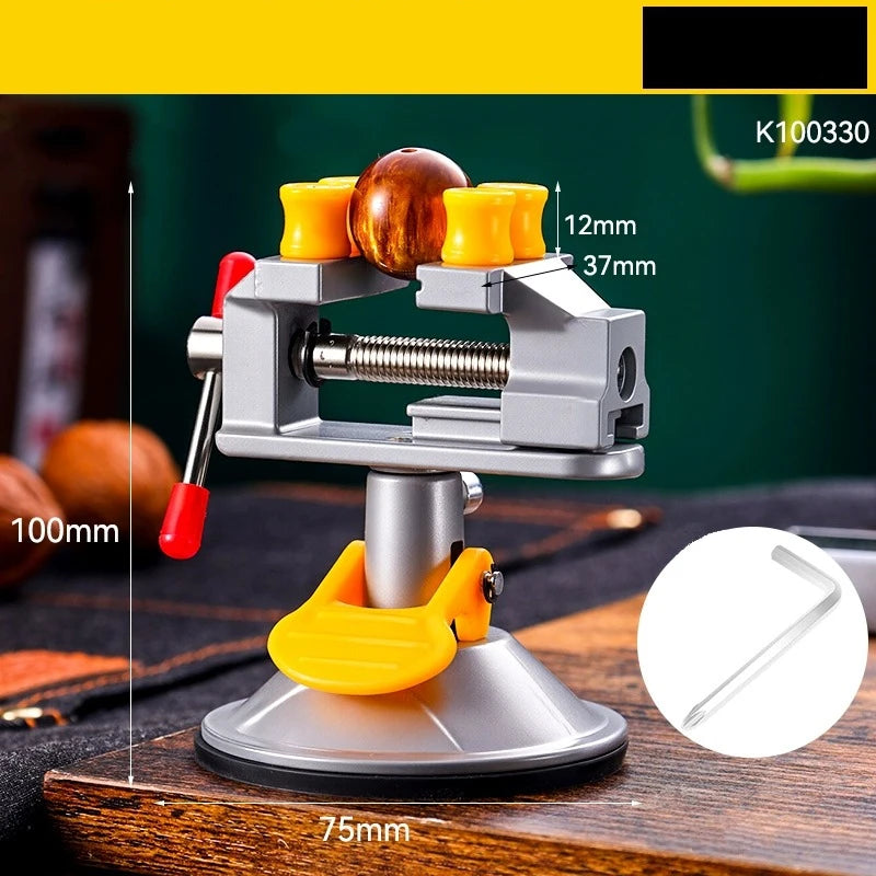 Universal Mini Table Vise Clamp 360° Suction Vice Clamp Drill Press Vise Table Bench Vice Craft Vise DIY Sculpture Craft Carving