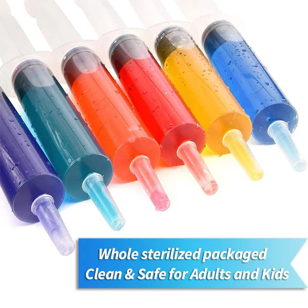 20ml Party Liquid Syringe BPA-Free Suringes for Jello Shot,Halloween, Thanksgiving,Christmas,Bachelorette Parties,Graduate Party