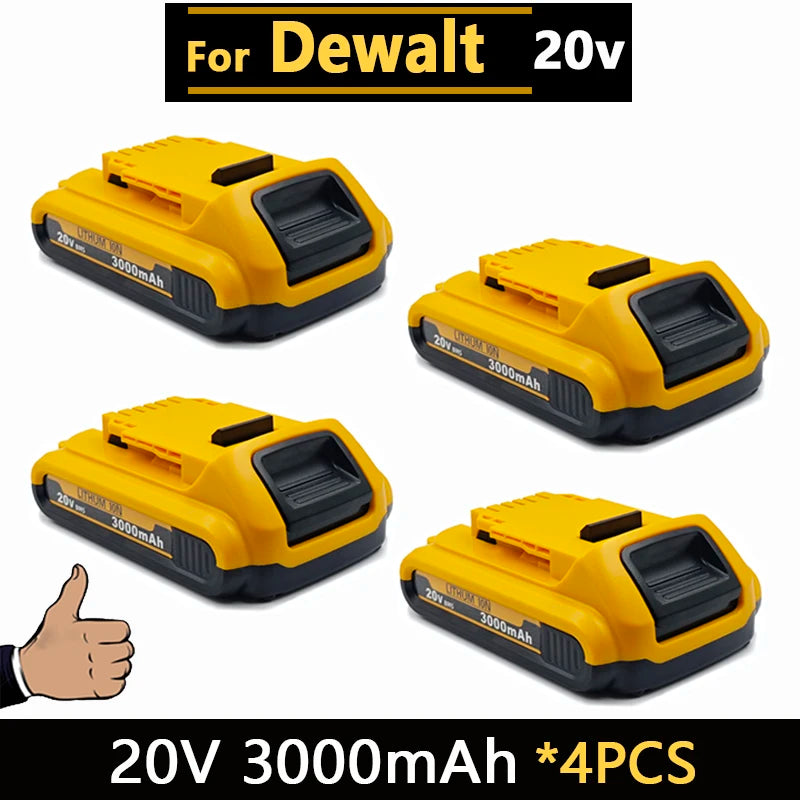 New High-Power for DEWALT 20V/60V Battery DCB200 DCB205 DCB206 * Power Tool 18V Battery 3AH 8AH 12AH 18AH Batteries DCD805