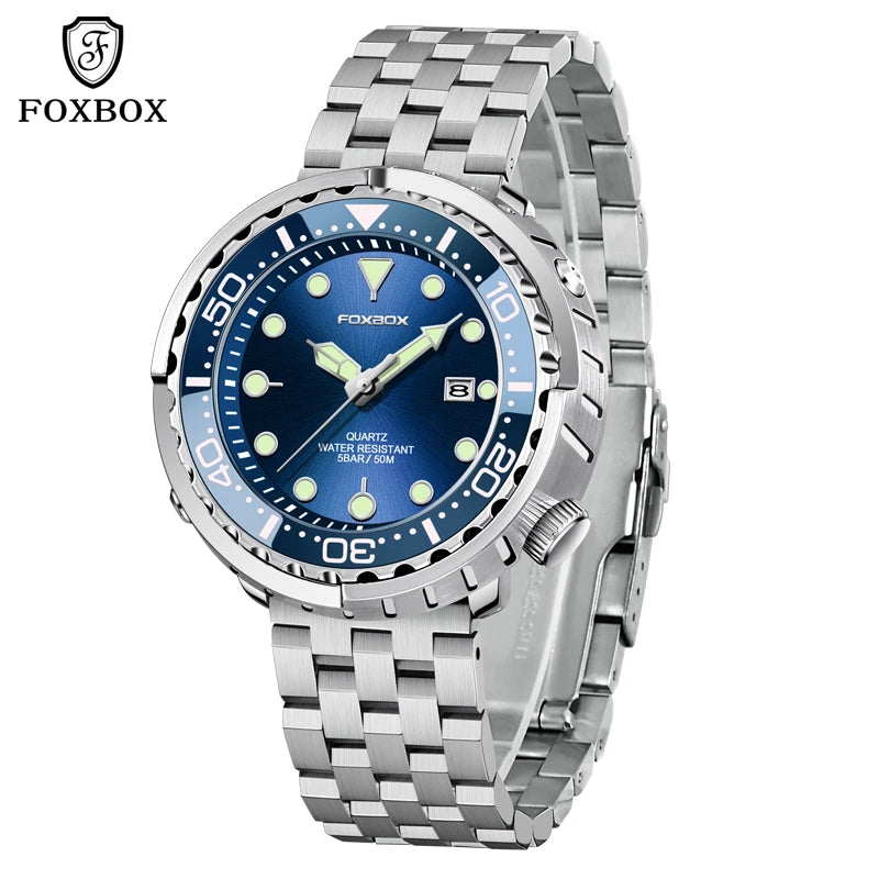 2024 Men Watch Outdoor Sports Quartz Watches Men Waterproof Chronograph Wristwatch Mens Military Clock Man Relogio Masculino