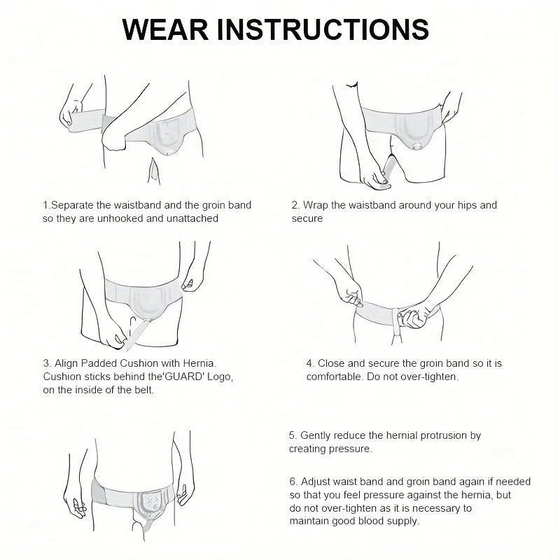Hernia Belt Truss For Inguinal Sports Hernia Support Pain Relief Recovery Strap