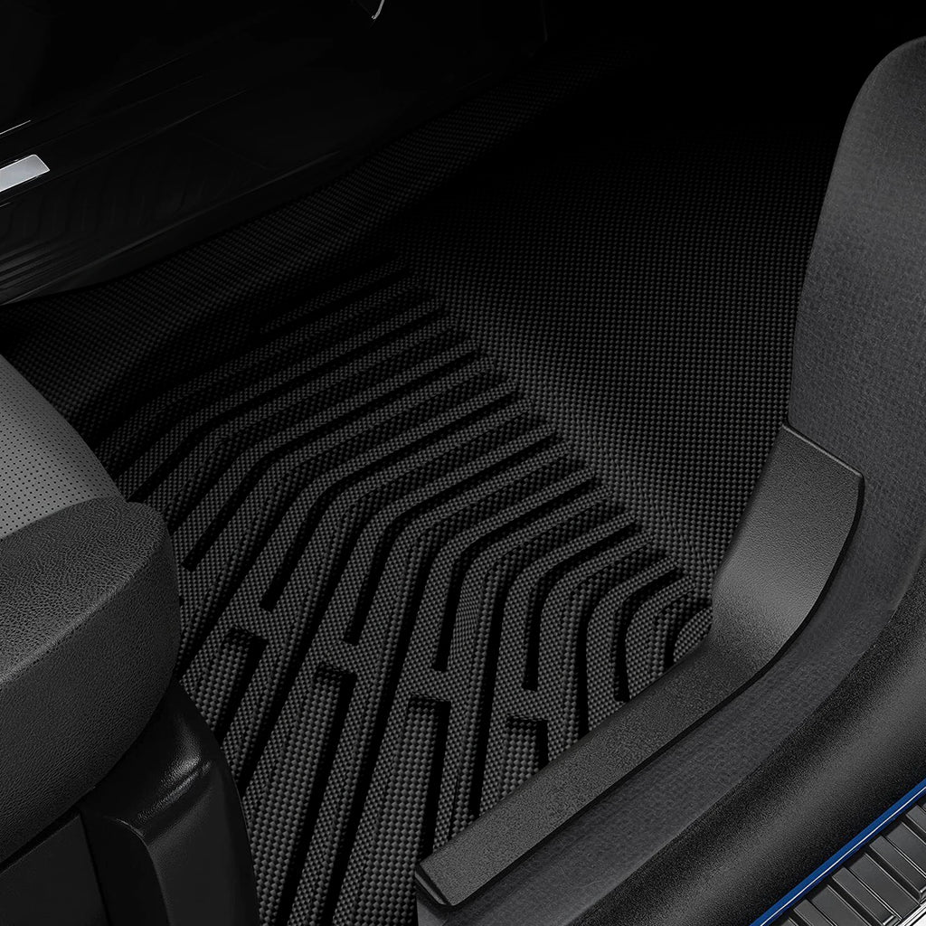 3PCS High Quality Car Floor Mat Front Rear Automotive Carpet Floor Mats For Toyota RAV4 2007-2012 All-Weather Waterproof  Dirt Heavy Duty Car Mats Flexible Floor Liners