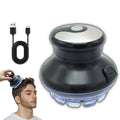 TINSOL Round Quick Haircut Wireless Round Hair Clipper with LED Display and Length Adjustable 3-12mm Self Haircutting Kit