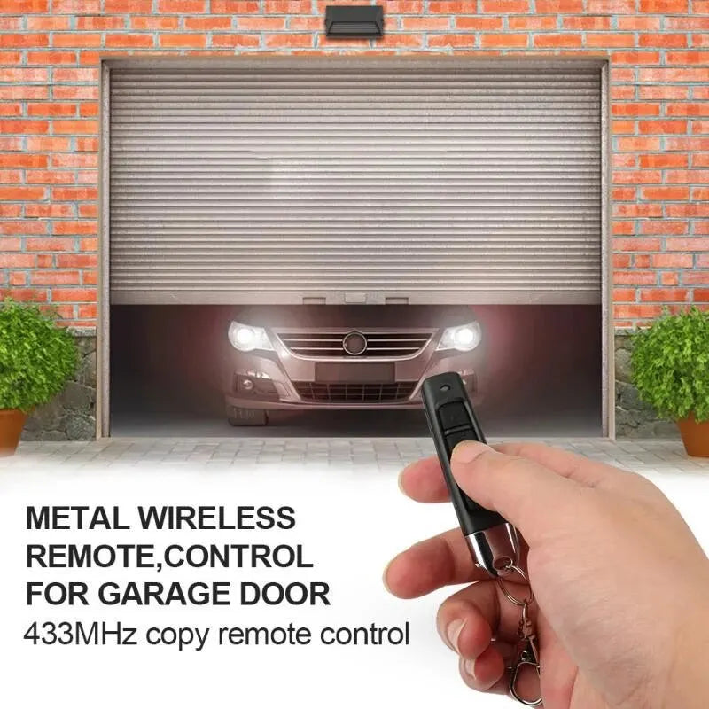 433MHz Cloning Remote Control RF Clone Copy Remote Control Garage Gate Door Opener Remote Key Duplicator for Home Safety