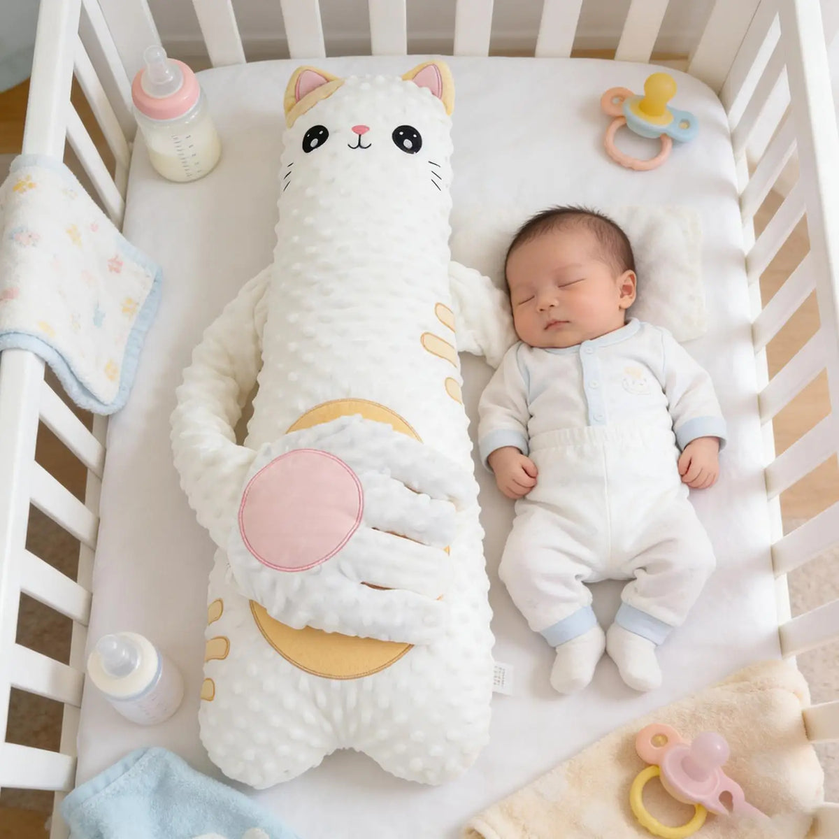 Patting Soother Pillow For Kids Soft Hugging Electric with Remote Control Kids Soothing Palm Plush Toy for Bed Sofa Crib Cradle