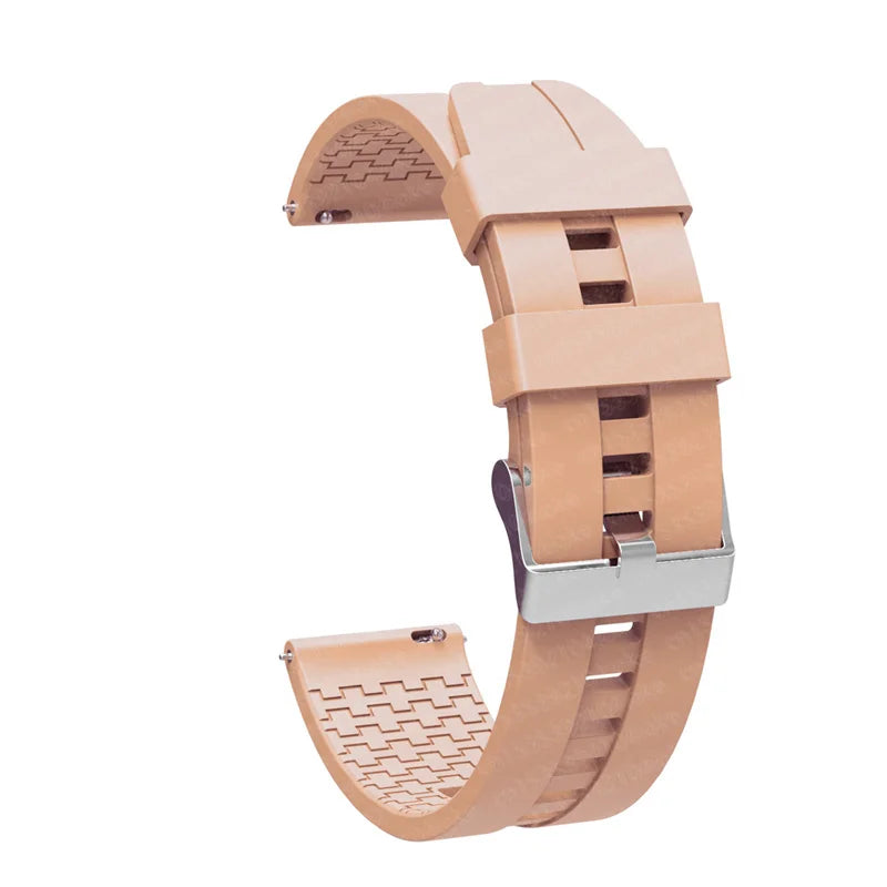 22mm Silicone Watch Band for Huawei Watch GT 2 46mm Soft Sport Strap Bracelet Watchband for Samsung Galaxy Watch 46mm Gear S3