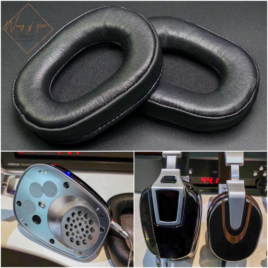 Sheepskin Ear Pads Foam Cushion For ULTRASONE ED 8 Palladium Ruthenium Edition 8 x  Headphone Real Leather Part