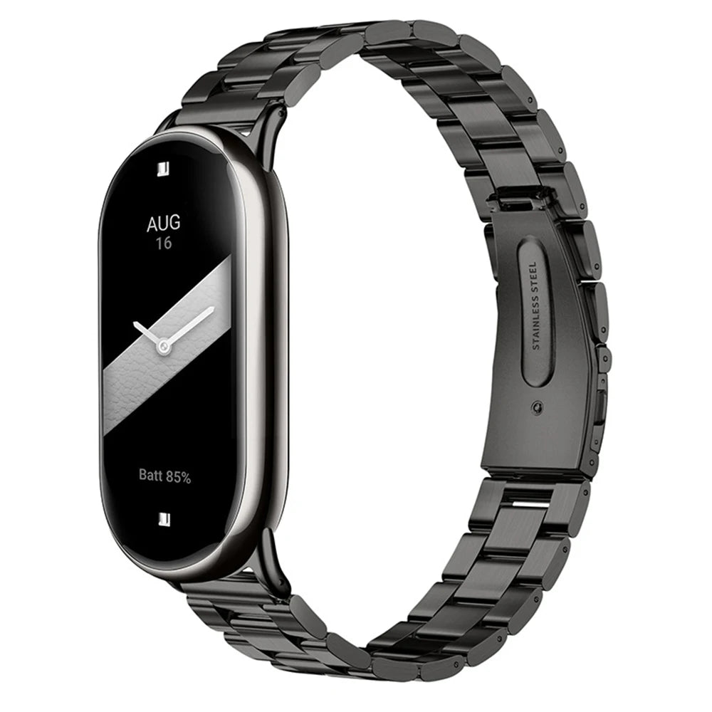Stainless Steel Bracelet for Xiaomi mi band 10/9/8 Strap Replacement Correa for Miband 9 Bands for Xiaomi8 Watchbands Accesorios