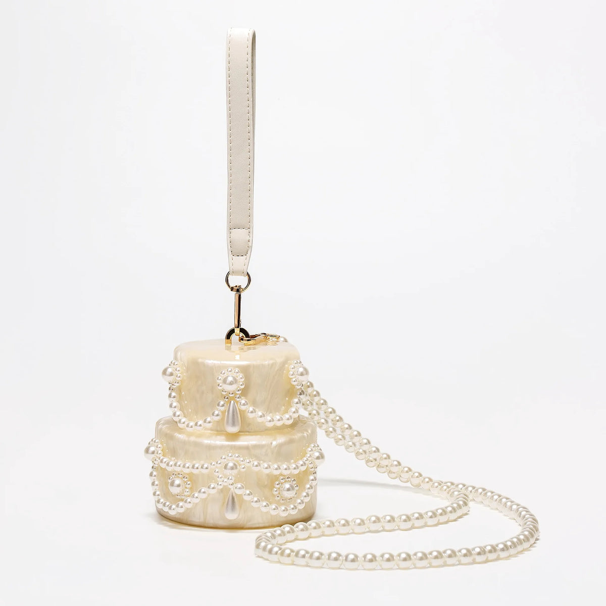 New Handbag Shoulder Crossbody Bag Special Shape Fashion Acrylic Shell Clutch Evening Bags Wedding Party Women Bead Luxury Brand