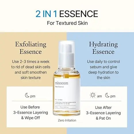 mixsoon Bean Cream - Intensive Moisture Face Cream For Smooth, Essence-Exfoliating, Hydrating Nourished Skin, Pore & Sebum Care
